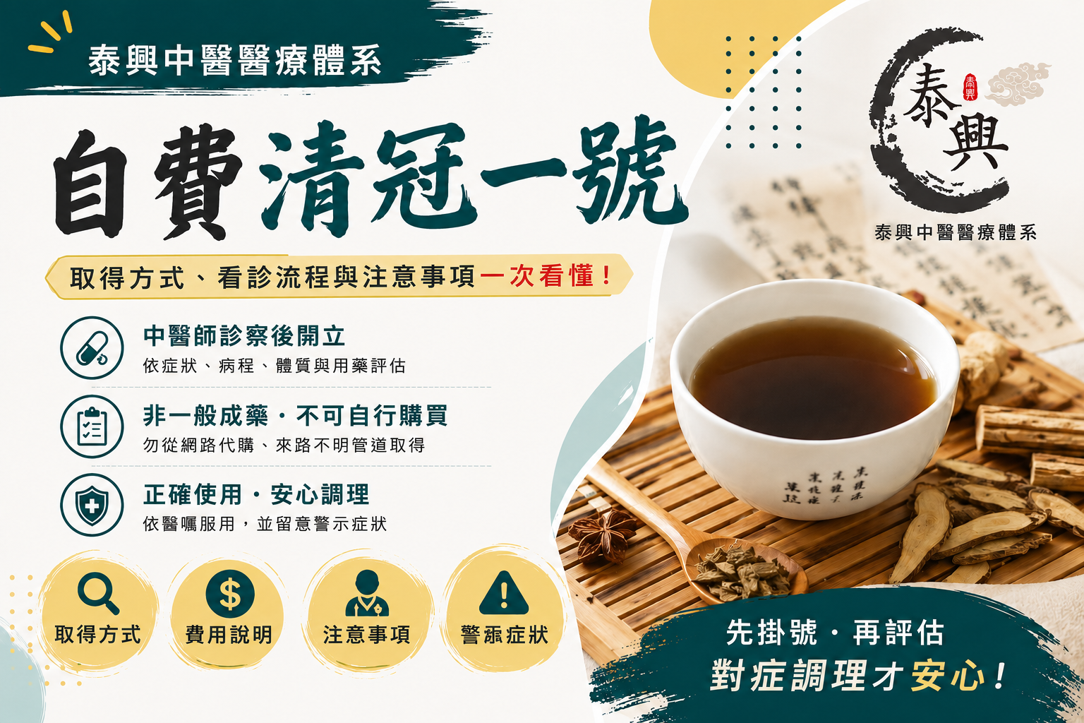 自費清冠一號