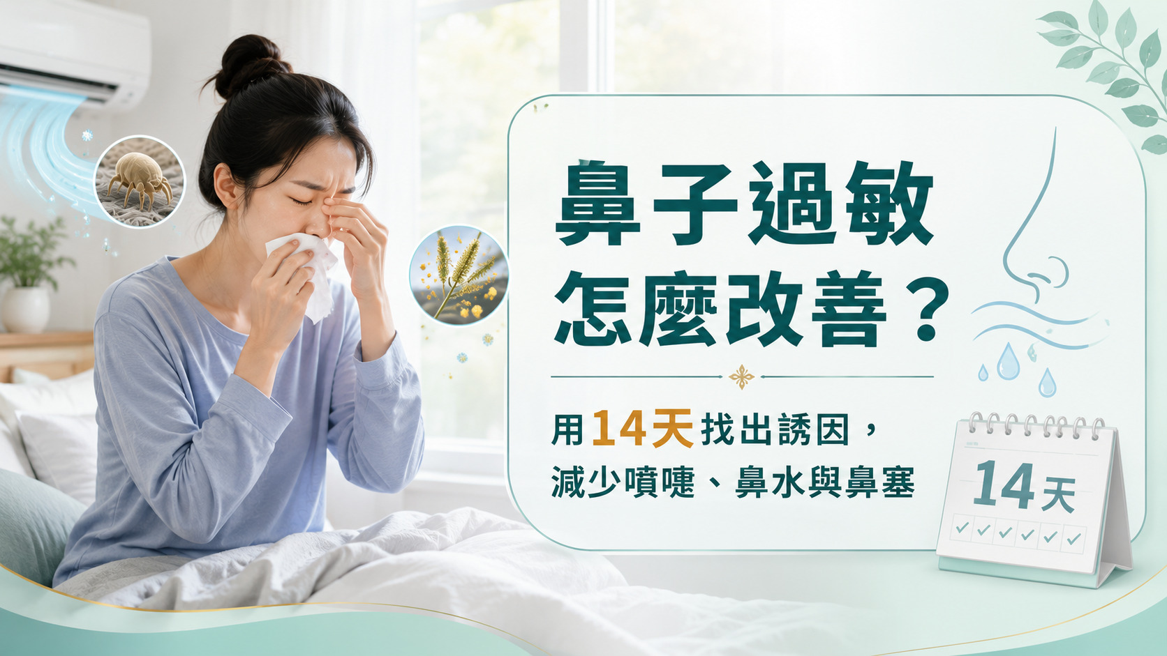 鼻子過敏怎麼改善