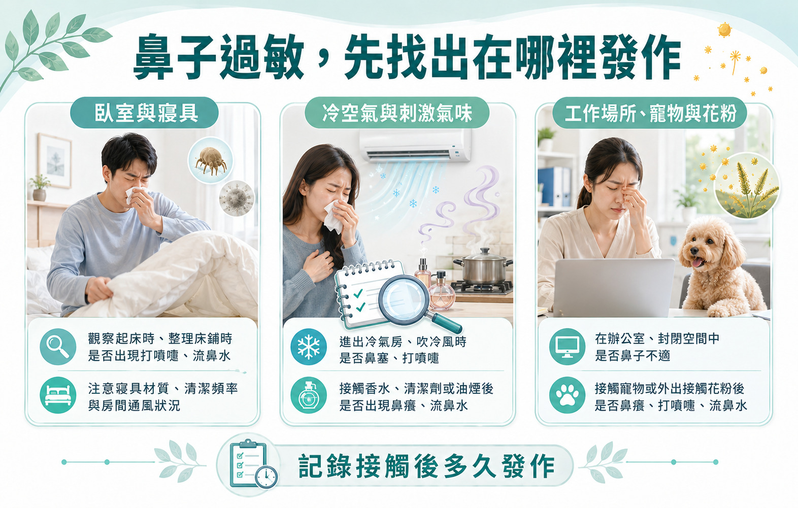 鼻子過敏怎麼改善