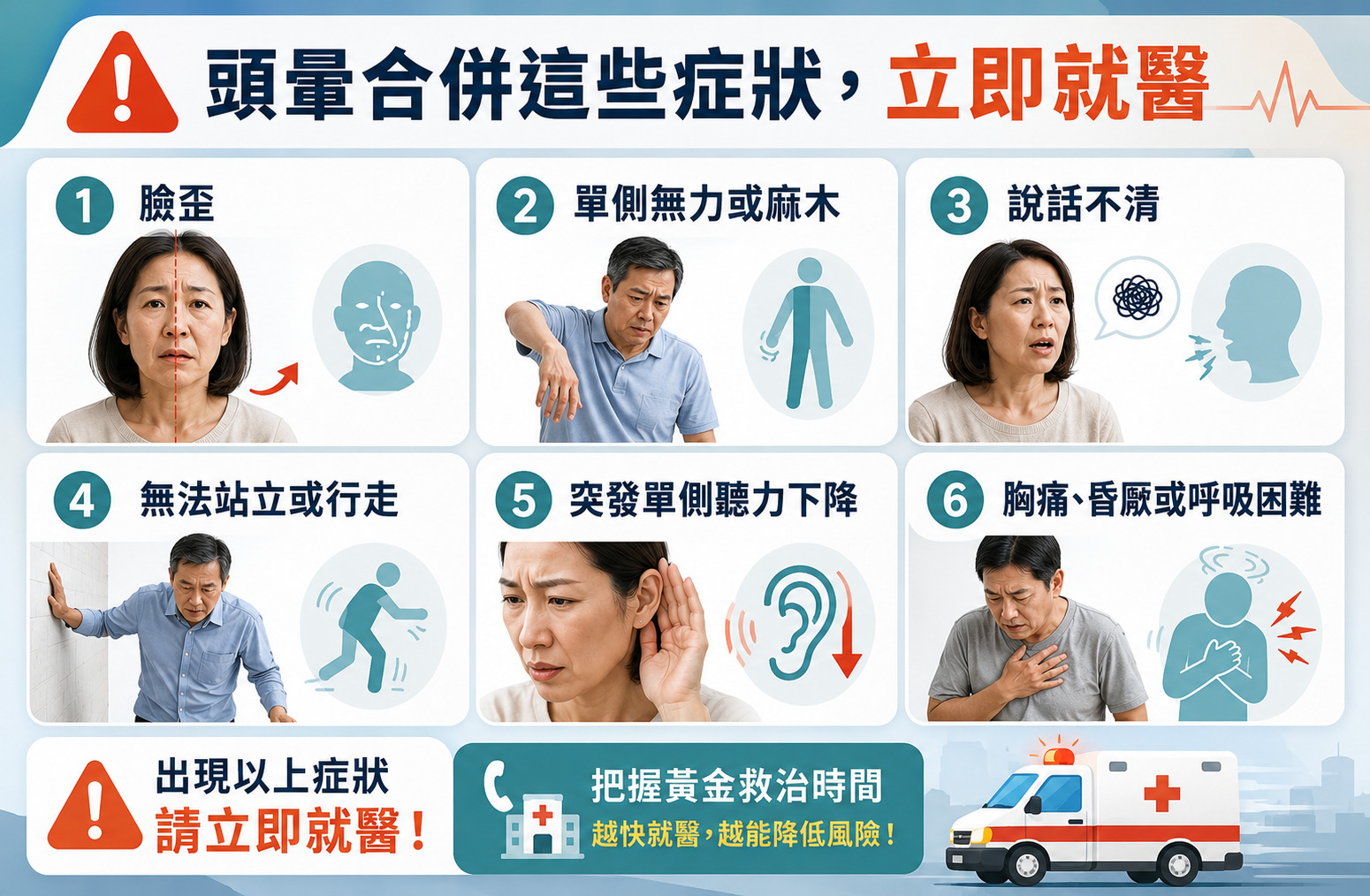 頭暈想吐原因