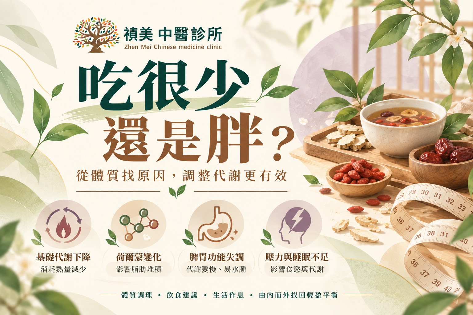吃很少還是胖
